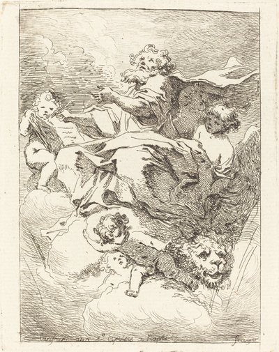 São Marcos de Jean Honoré Fragonard after Giovanni Lanfranco