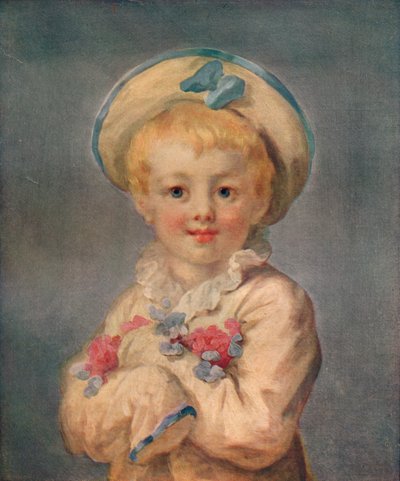 Um menino como Pierrot, c1780. 1911 de Jean Honore Fragonard