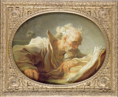 Um filósofo, c.1764 (ver também 146465) de Jean Honore Fragonard