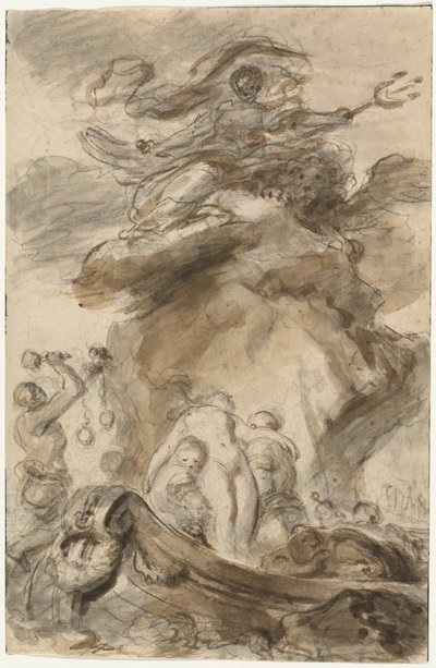 Angélica é exposta ao orc de Jean Honore Fragonard