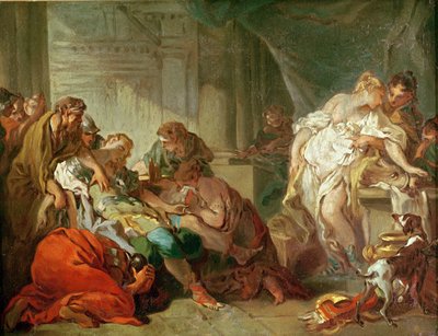 Antiochus e Stratonice de Jean Honore Fragonard