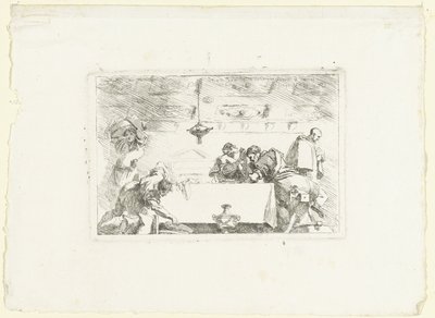 Discípulos em Emaús de Jean Honore Fragonard