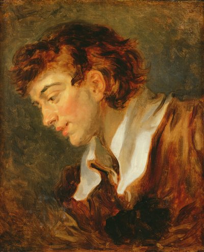 Cabeça de um jovem de Jean Honore Fragonard