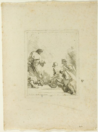 Instituição da Eucaristia de Jean Honore Fragonard