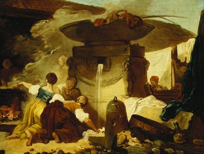 As lavadeiras na fonte, de Jean Honore Fragonard