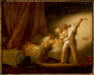 Versão versão de "The Bolt" de Jean Honore Fragonard
