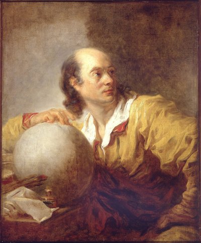 Retrato de Jerome Lalande (1732-1807) (Joseph Jerome Lefrancois de Lalande) - Pintura de Jean Honore Fragonard (1732-1806) - ca 1769 - Óleo sobre tela - 72x59,5 - Petit Palais, Musee des Beaux-Arts de la Ville de Paris de Jean Honore Fragonard