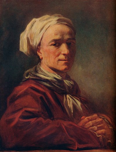 Retrato de um homem, século x18 de Jean Honore Fragonard