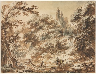 Cena em um parque, c. 1760 de Jean Honore Fragonard