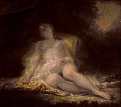 Bacchante adormecido de Jean Honore Fragonard