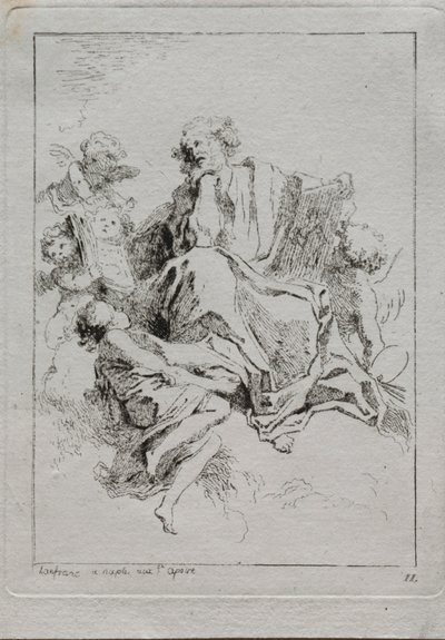 São Lucas. de Jean Honore Fragonard
