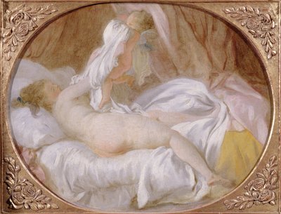 O Chemise Removed ou The Lady Undressing, antes de 1778 de Jean Honore Fragonard
