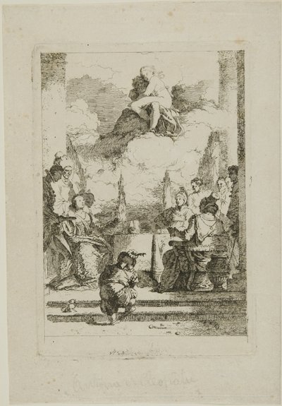 A festa de Antônio e Cleópatra de Jean Honore Fragonard