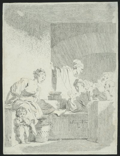 O interior de Jean Honore Fragonard