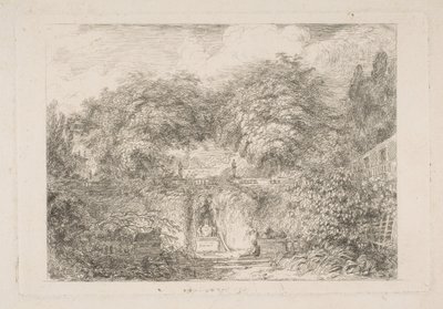 O Pequeno Parque, c. 1763. de Jean Honore Fragonard