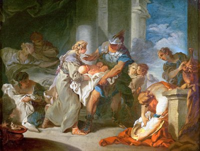 A Salvação do Pirro Infantil de Jean Honore Fragonard