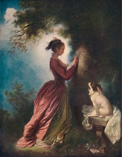 A lembrança O número do amor, c1775-80, 1911 de Jean Honore Fragonard