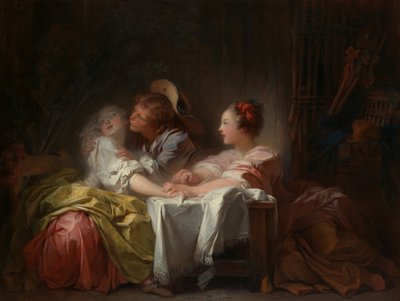O beijo roubado, c.1760 de Jean Honore Fragonard