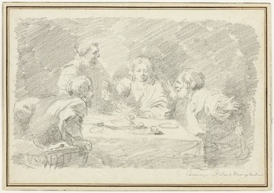 A Ceia em Emaús de Jean Honore Fragonard