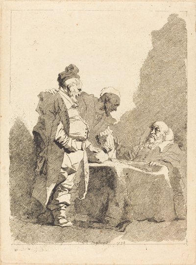 Os cobradores de impostos (Les traitants) de Jean Honore Fragonard