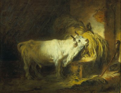 O touro branco no estábulo de Jean Honore Fragonard