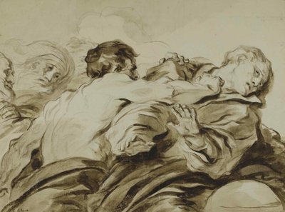 O ataque, 1770. de Jean Honore Fragonard