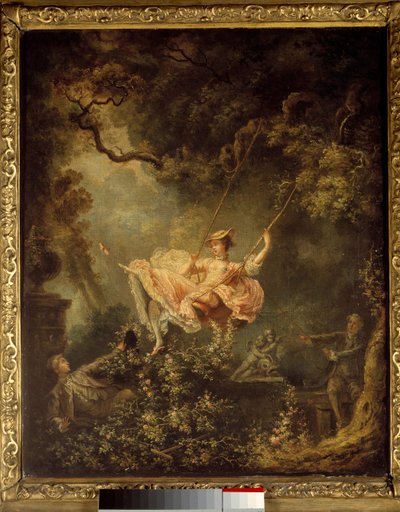 O escarpolette. Pintura de Jean Honore Fragonard (1732-1806) de Jean Honore Fragonard