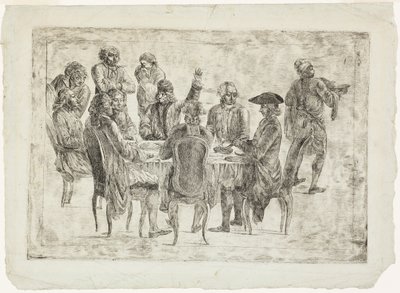 Almoço de Voltaire em Ferney ou A Ceia dos Filósofos de Jean Huber