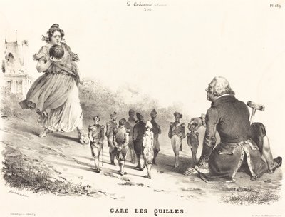 Estacione os Skittles de Jean Ignace Isidore Grandville