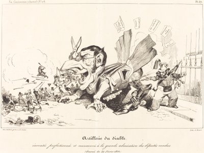 Artillerie du Diable (Artilharia do Diabo) de Jean Ignace Isidore Grandville and Eugène Hippolyte Forest