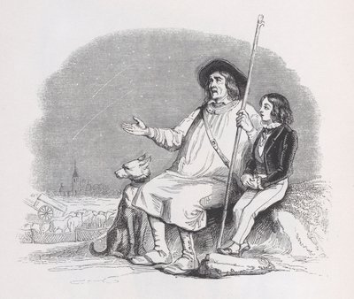 Shooting Stars de The Complete Works of Béranger, 1836. de Jean Ignace Isidore Gérard