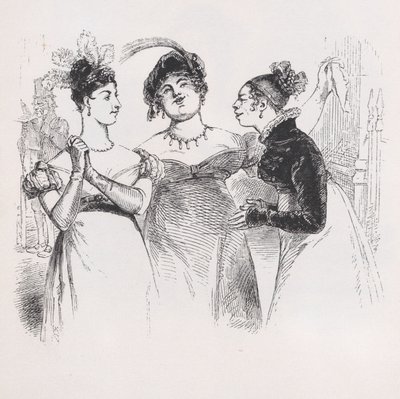 A opinião dessas senhoras de The Complete Works of Béranger, 1836. de Jean Ignace Isidore Gérard