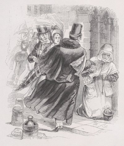 A Mulher Pobre das Obras Completas de Béranger, 1836. de Jean Ignace Isidore Gérard