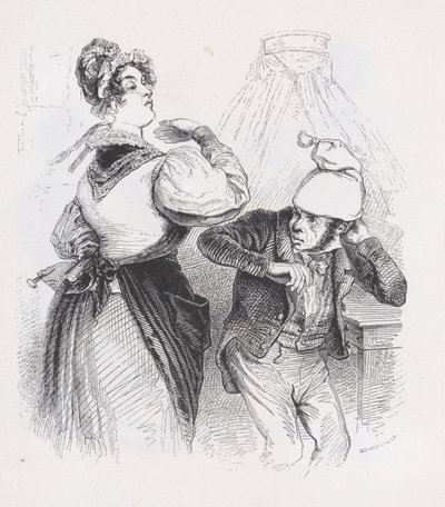 O Terceiro Marido das Obras Completas de Béranger, 1836. de Jean Ignace Isidore Gérard