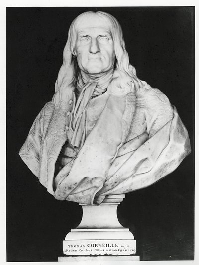 Thomas Corneille (mármore) de Jean Jacques Caffieri