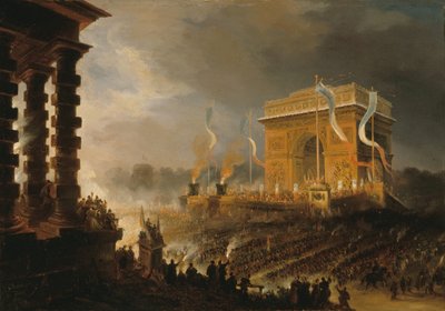 Fête de la Fraternité no Arco do Triunfo de l