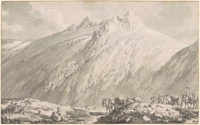 A passagem de Grimsel de Jean Jacques Francois Le Barbier