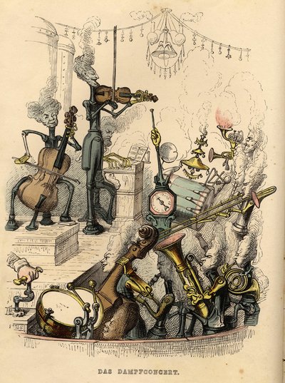 Concerto de Vapor, 1844 de Jean Jacques Grandville