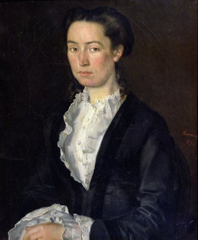 Retrato de Adélaéde Mathilde Rousseaux, 1854 de Jean Jacques Henner