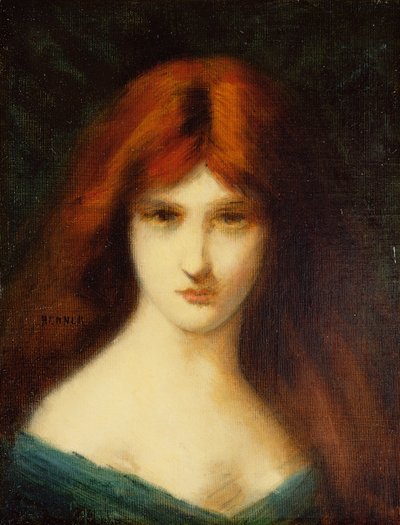 Retrato de uma senhora de Jean Jacques Henner