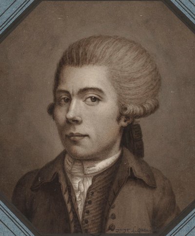 Auto-retrato, 1786. de Jean Jacques Lequeu
