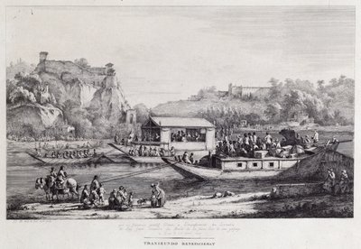 Passeio de barco no Sena, 1803 de Jean Jacques de Boissieu