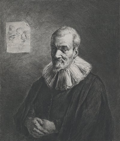 Retrato, depois de David Teniers, o Jovem, 1803. de Jean Jacques de Boissieu