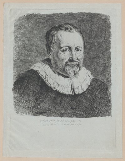 Retrato, depois de Van Dyck, 1770. de Jean Jacques de Boissieu