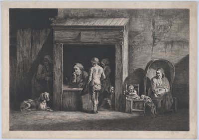 Escritor Público, 1790. de Jean Jacques de Boissieu