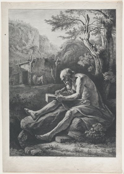 São Jerônimo, 1797. de Jean Jacques de Boissieu