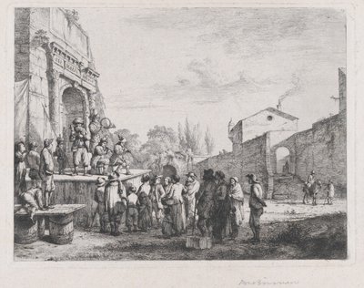 Os Pequenos Charlatões, 1773. de Jean Jacques de Boissieu