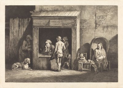 Der öffentliche Schreiber von Jean Jacques de Boissieu