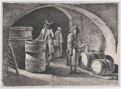 Os Pequenos Coopers, 1770. de Jean Jacques de Boissieu