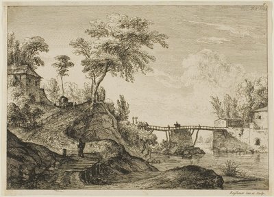 A ponte de madeira de Jean Jacques de Boissieu
